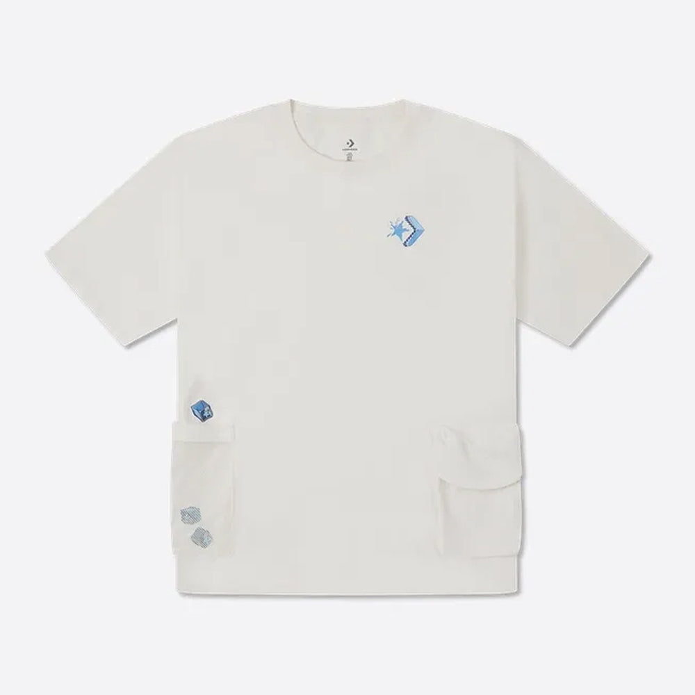 SUMMER DRINK POCKET TEE EGRET