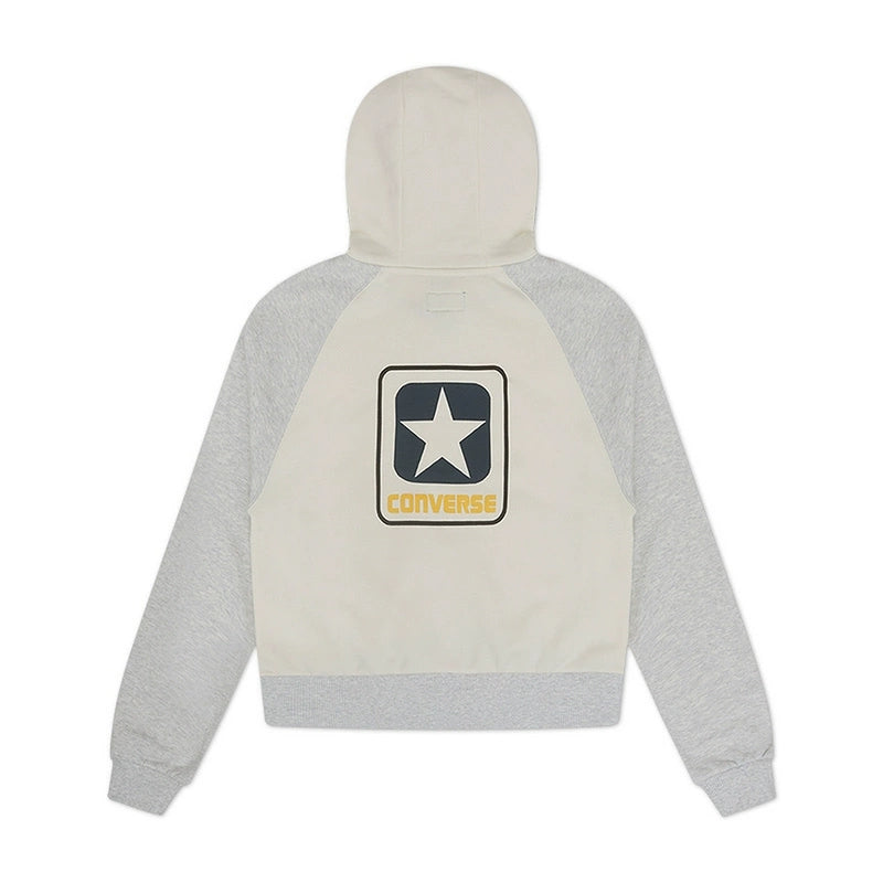 RETRO RUNNING FULL ZIP EGRET
