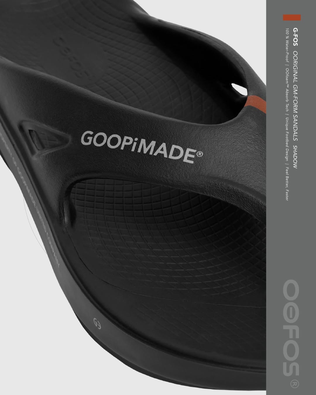 OOFOS x GOOPI OOriginal Black