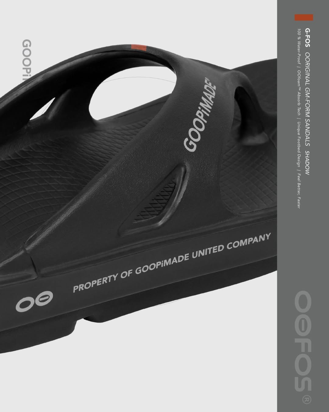 OOFOS x GOOPI OOriginal Black