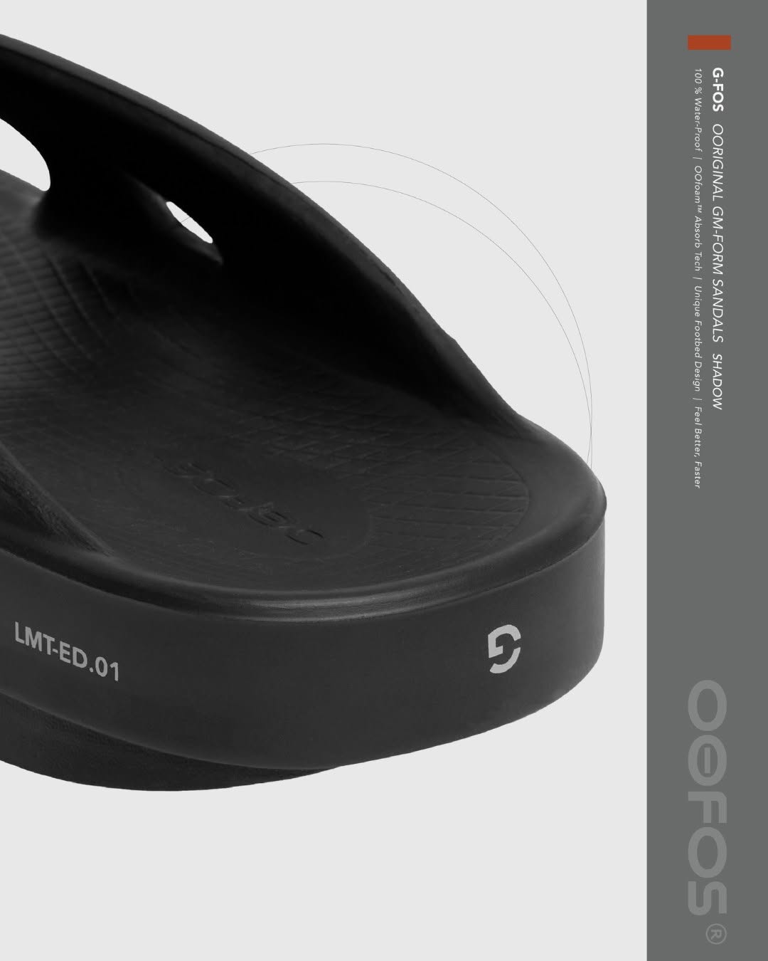 OOFOS x GOOPI OOriginal Black