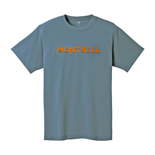 MONTBELL WICKRON TEE ROCK LOGO