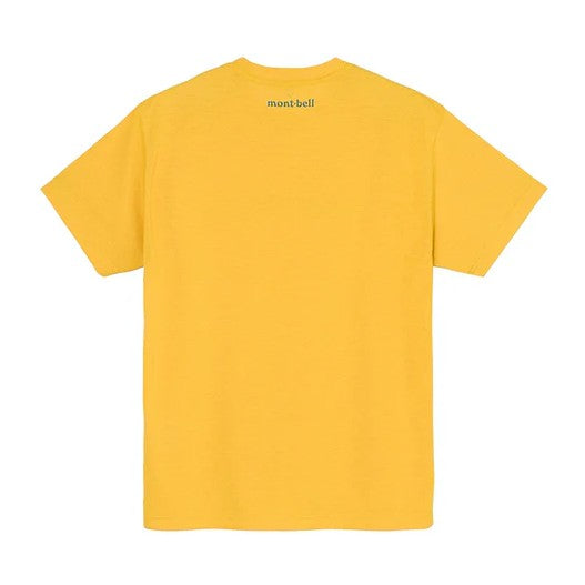 MONTBELL WICKRON TEE ROCK LOGO