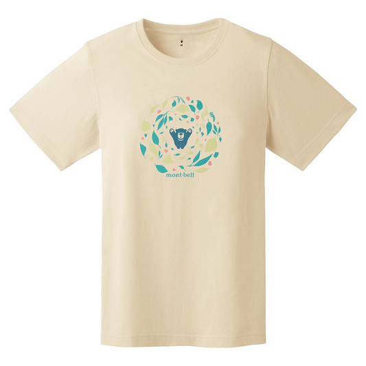 MONTBELL WICKRON TEE WS LEAF DANCE