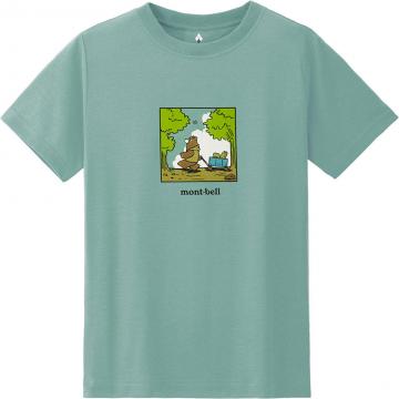 MONTBELL WICKRON TEE KS BEAR AND WAGON