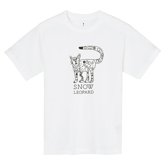 MONTBELL WICKRON TEE SAVE SNOW LEOPARDS