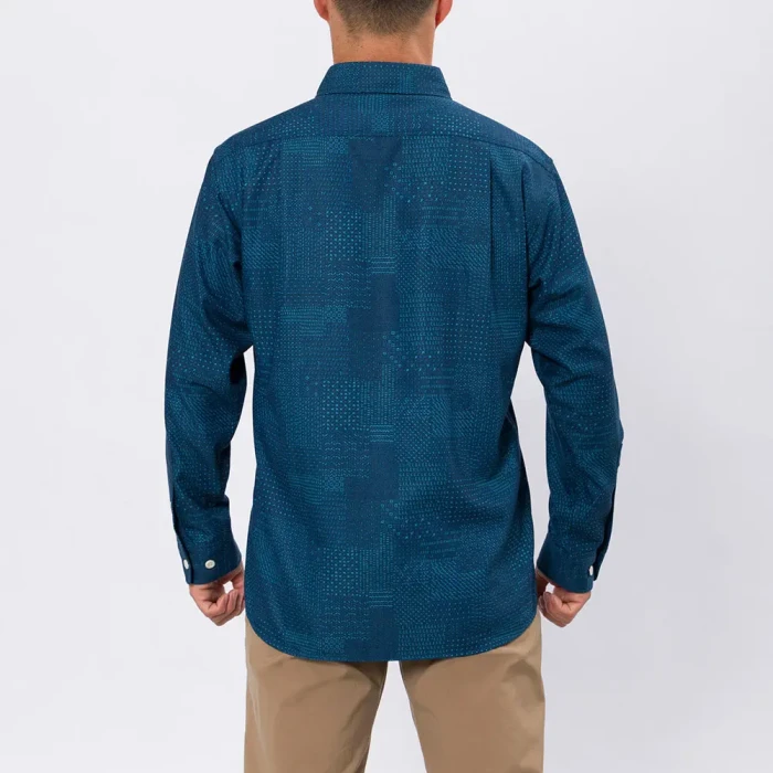 MONTBELL WICKRON O.D. PRINT SHIRT MS