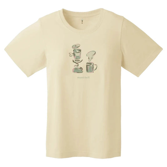 MONTBELL WICKRON TEE WS COFFEE BREAK