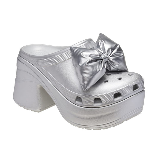 404 UA SIREN METALLIC BOW CLOG