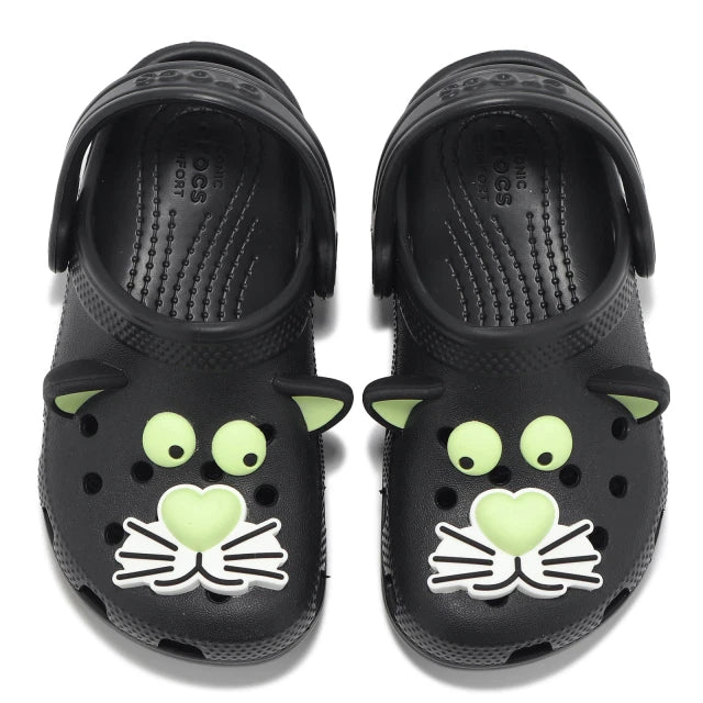 407 UK CLASSIC GLOW BLACK CAT CLOG T