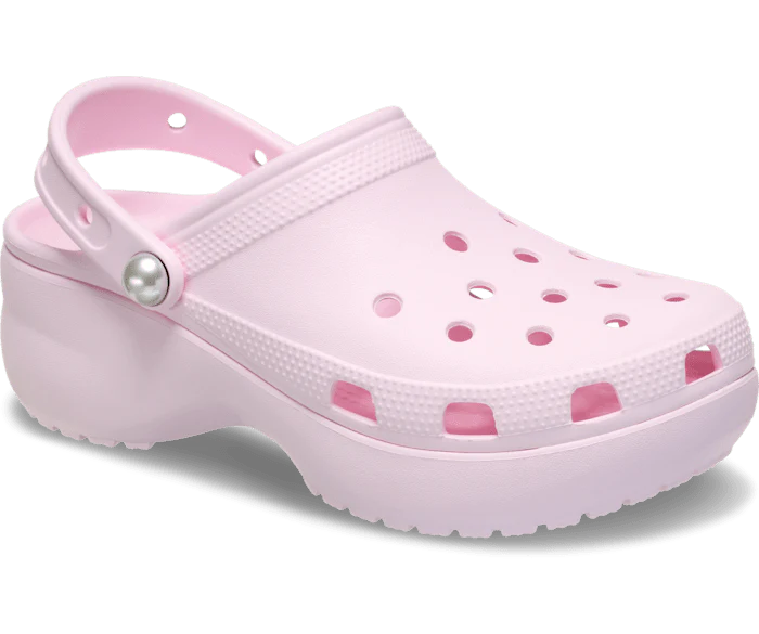 501 W CLASSIC PLATFORM PEARL CLOG