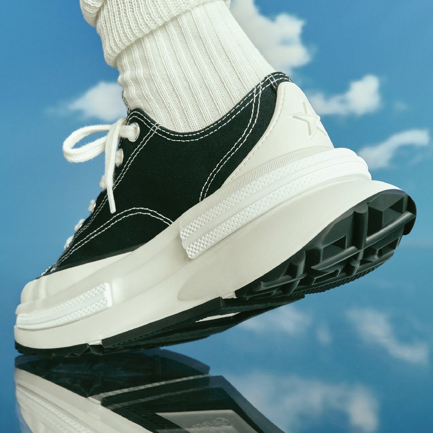 CONVERSE RUN STAR LEGACY CX OX BLACK/EGRET/WHITE