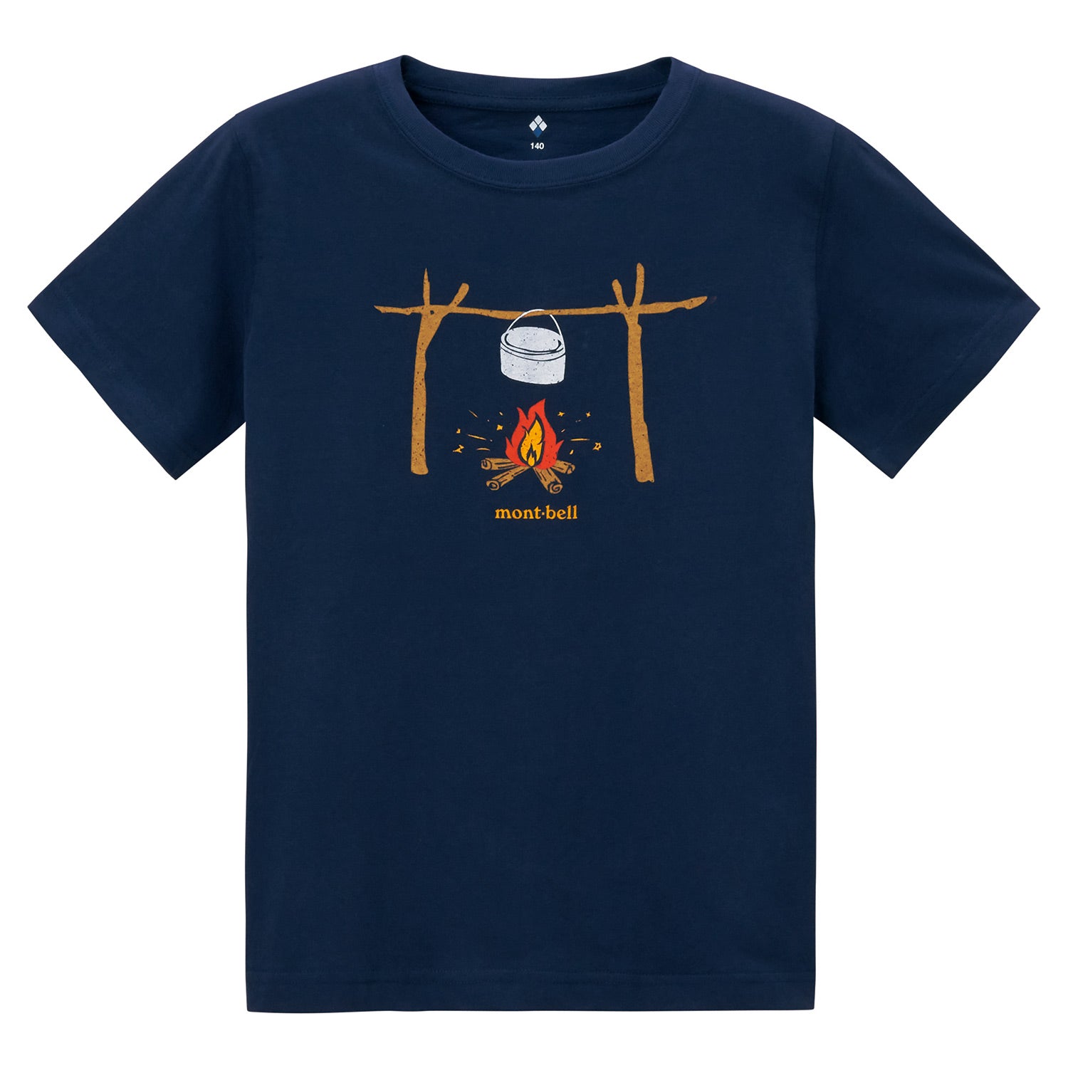 MONTBELL COTTON TEE TAKIBI KS