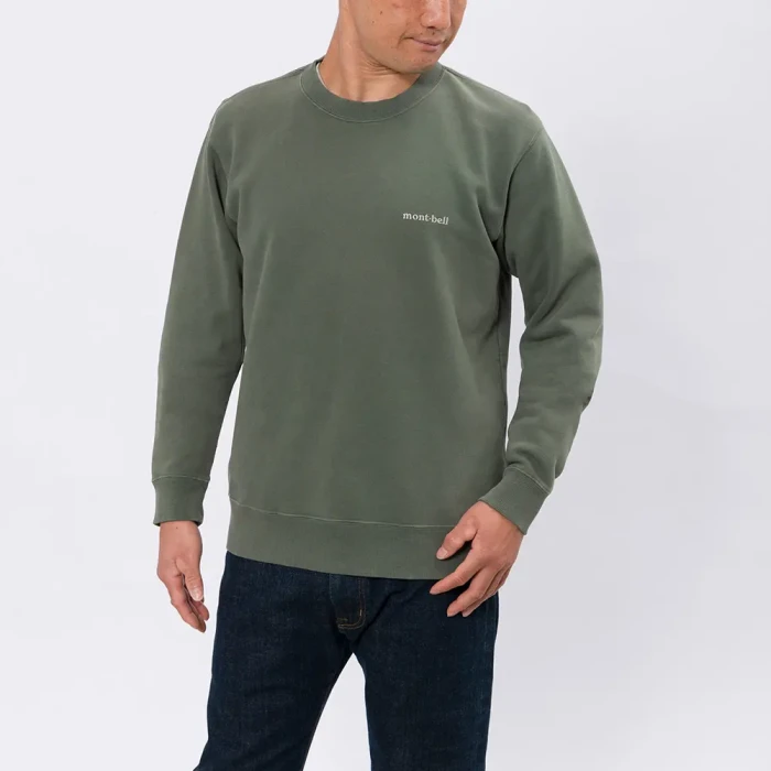MONTBELL WASHED OUT COTTON SWEATSHIRT