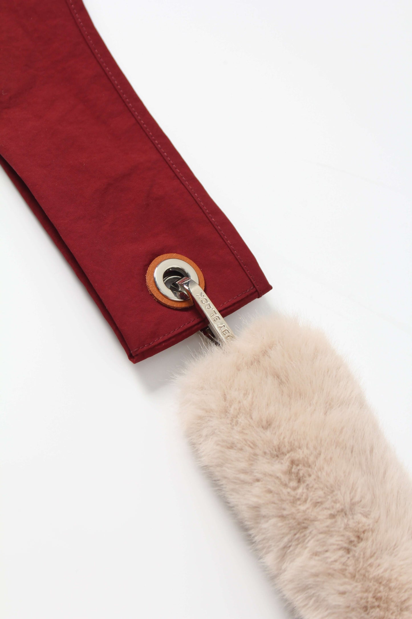 LOVE toby bag with detachable faux fur