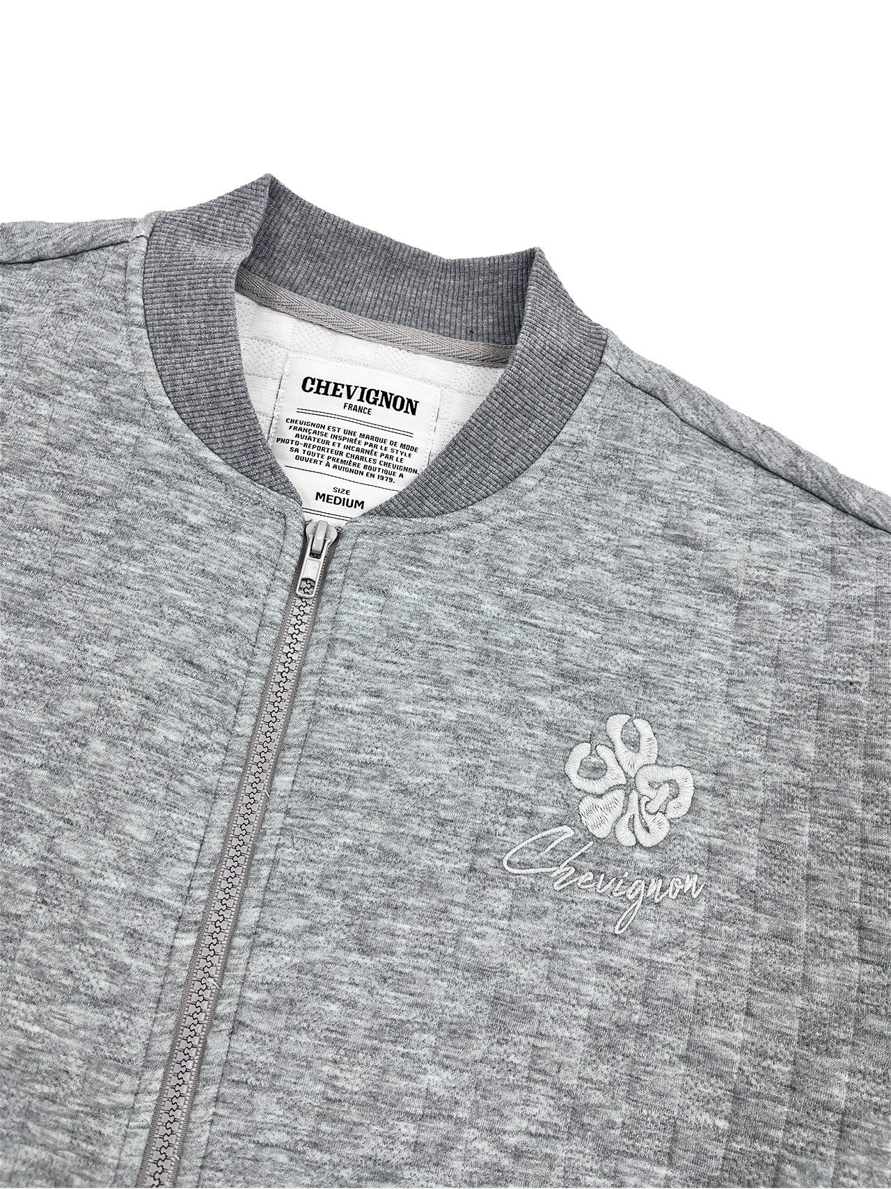 LADIES WAFFLE KNIT SWEAT JACKET