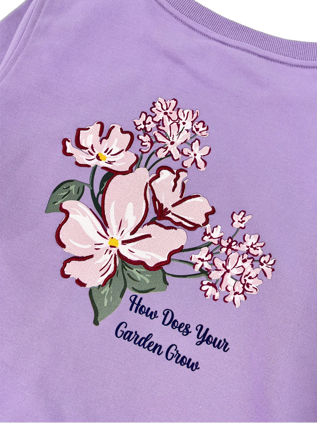 LADIES FLORAL PRINT SWEATSHIRT