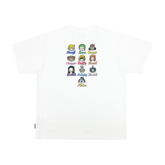 ONE PIECE EGGHEAD CHARACTER HEADS PRINT SS TEE