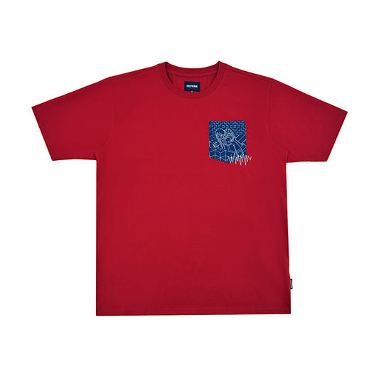 ONE PIECE LUFFY TOP STITCH POCKET SS TEE