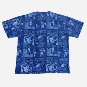 POPEYE COMIC PANEL AOP PRINT SS TEE