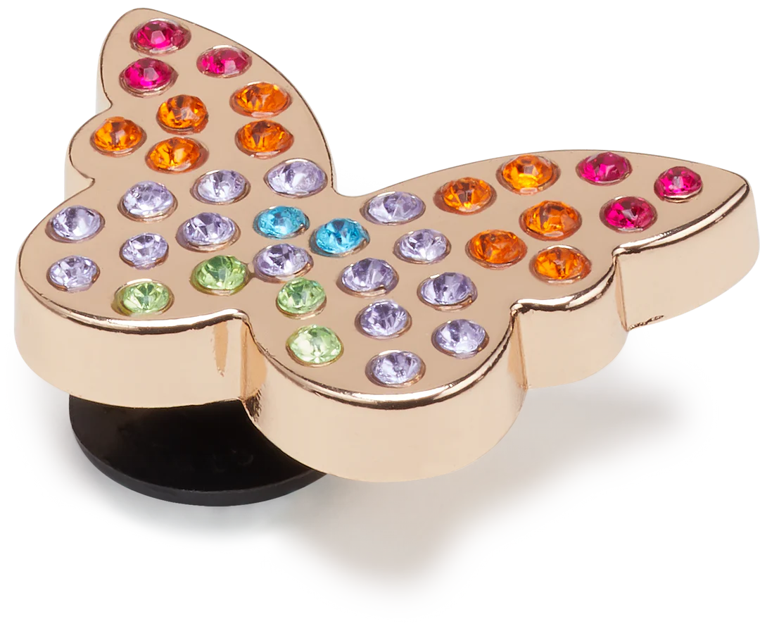 404 UA GOLD RAINBOW ENCRSTD BUTTERFLY