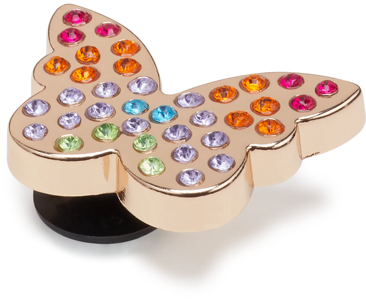 404 UA GOLD RAINBOW ENCRSTD BUTTERFLY