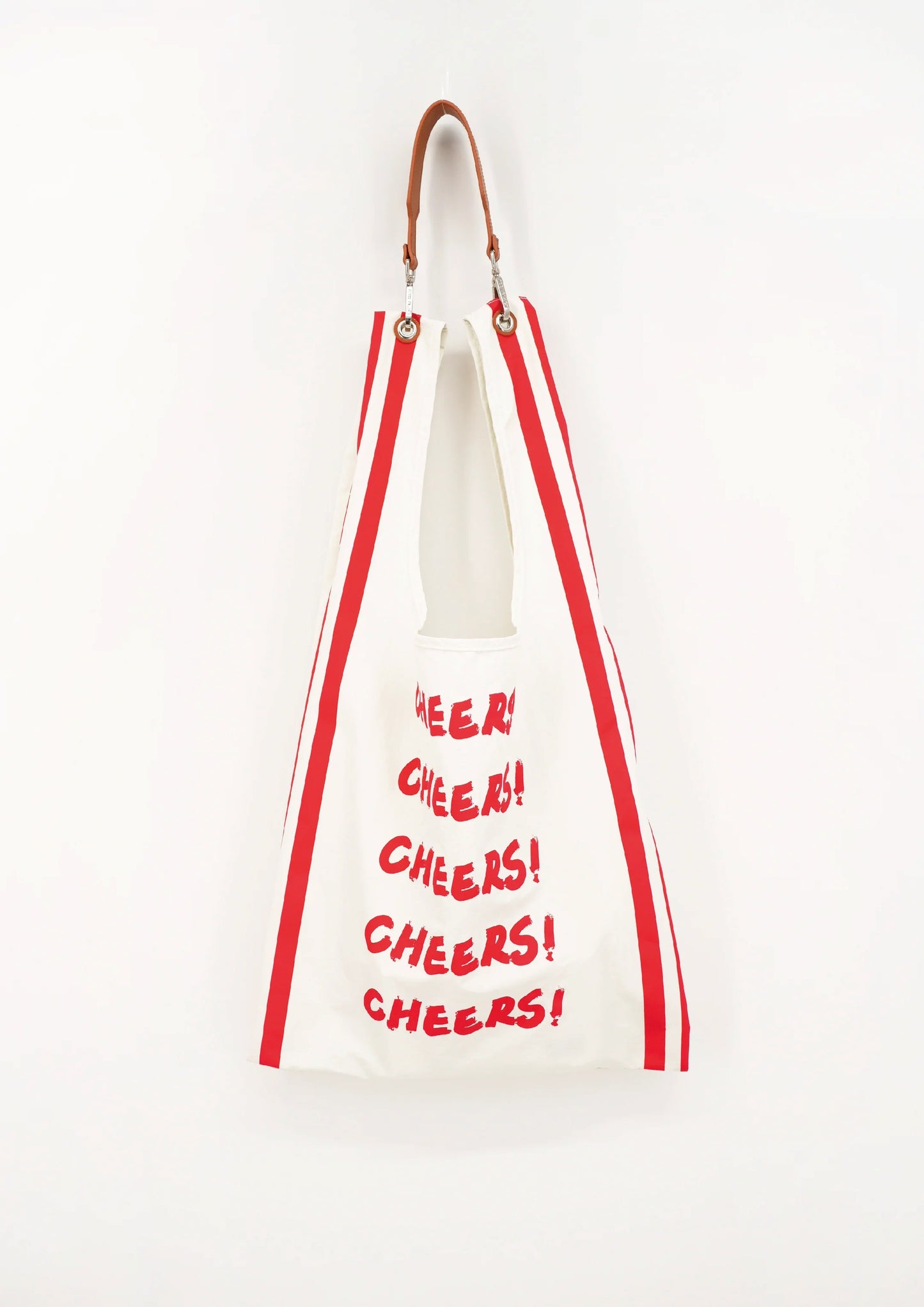 24623 CHEERS BAG with detachable leather strap