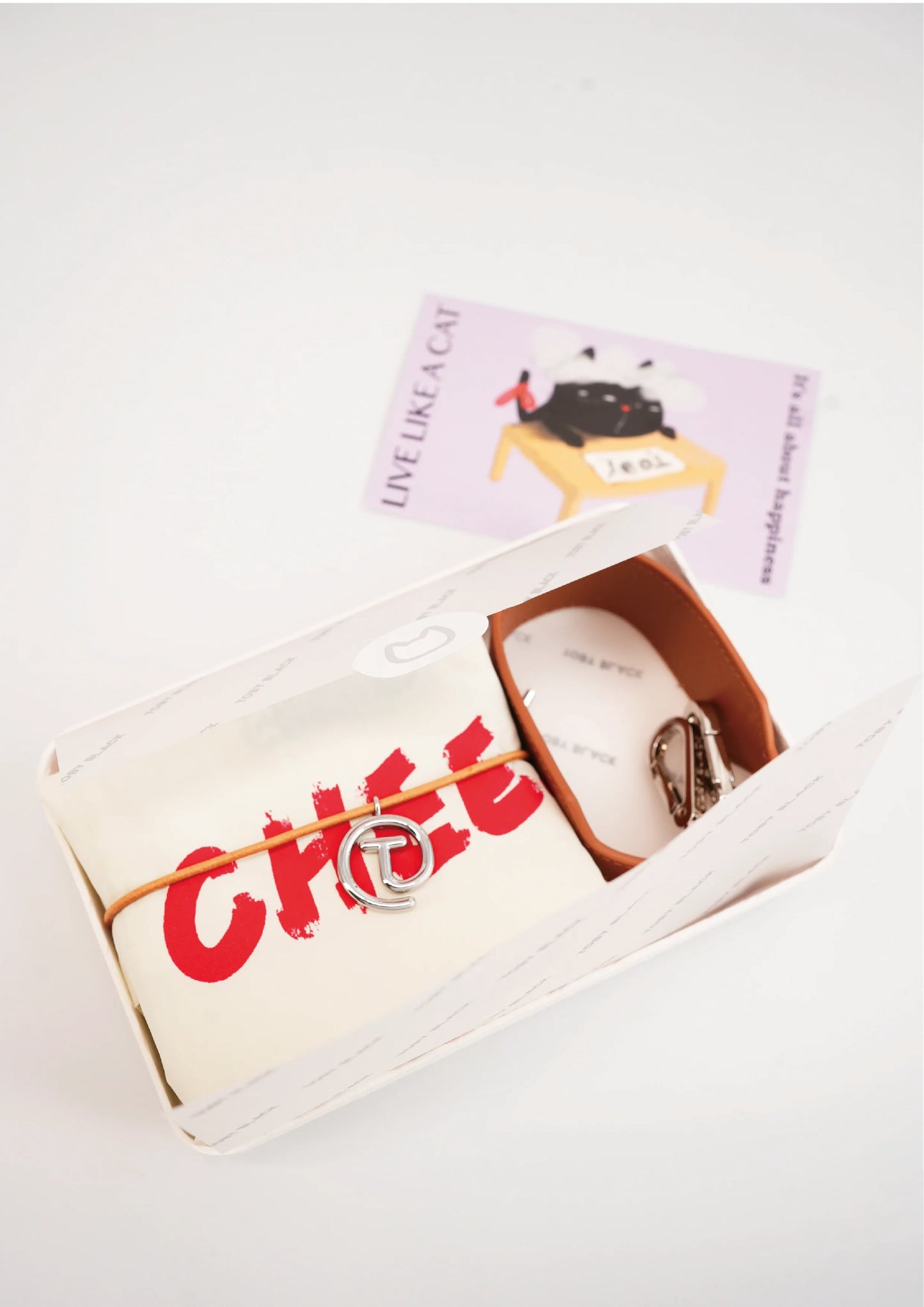 24623 CHEERS BAG with detachable leather strap