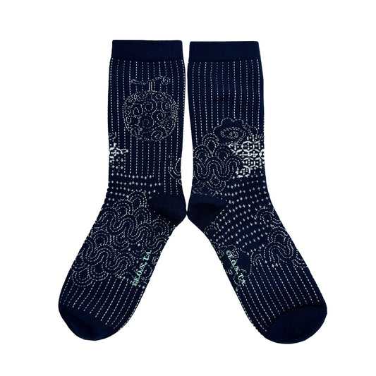 ONE PIECE GEAR 5 DEVIL FRUIT AOP LONG SOCKS