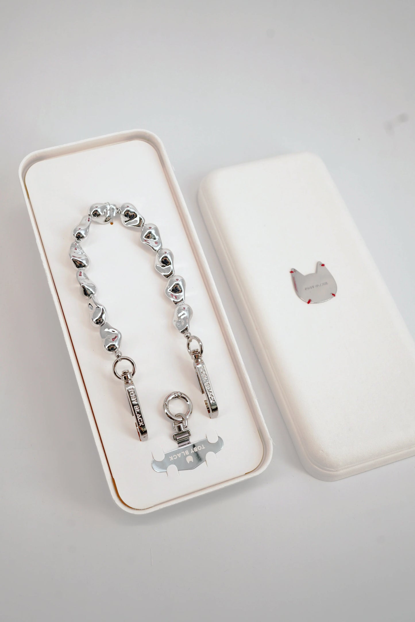 25902 Irregular Bead Bag Strap/Wrist Strap with Ph