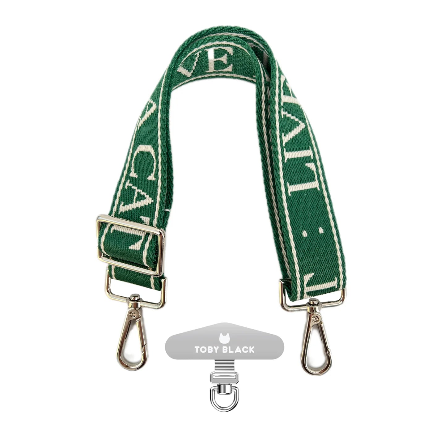 25908 English Woven Fabric Bag Strap/Wrist Strap