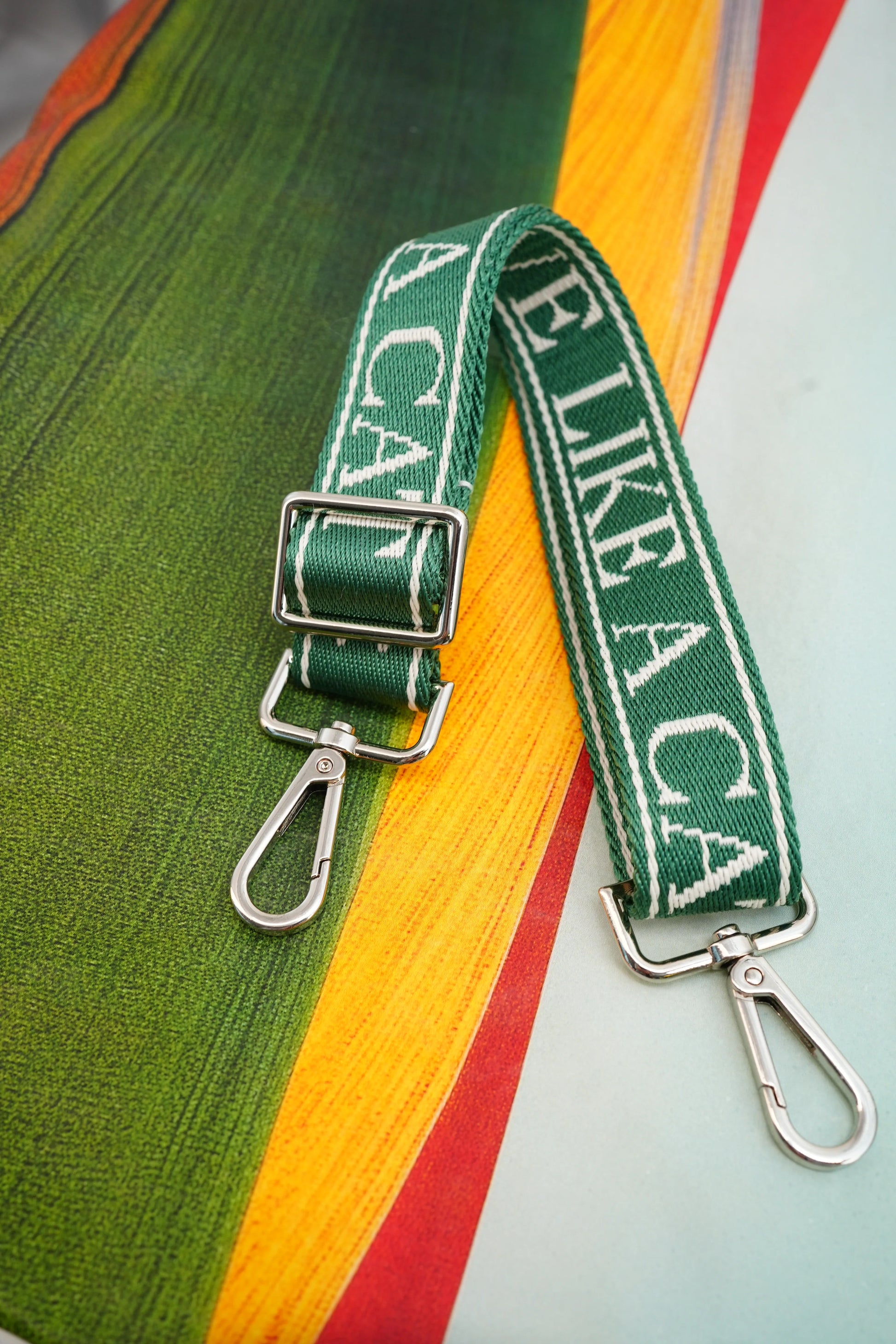 25908 English Woven Fabric Bag Strap/Wrist Strap