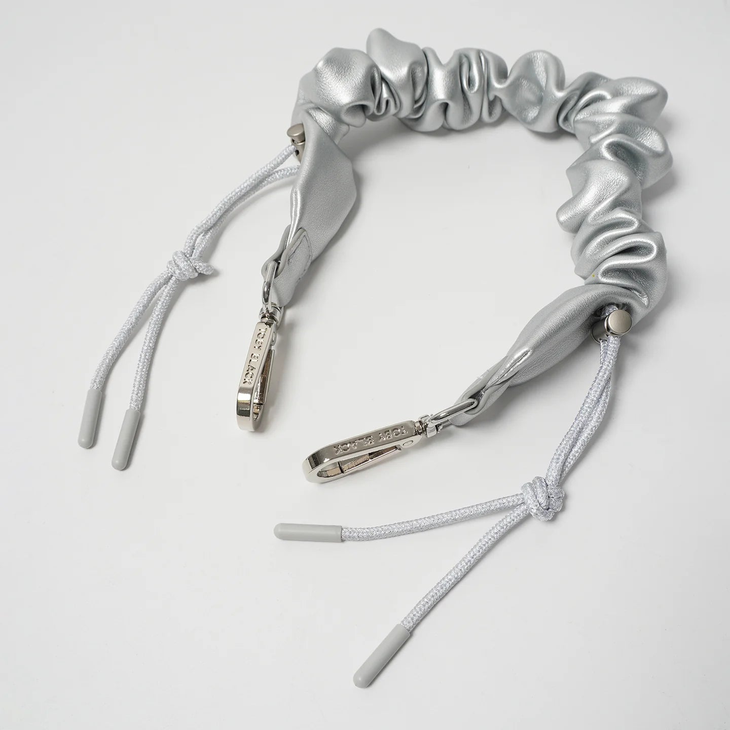 25910 Silverr Flex Leather Bag Strap/Wrist Strap