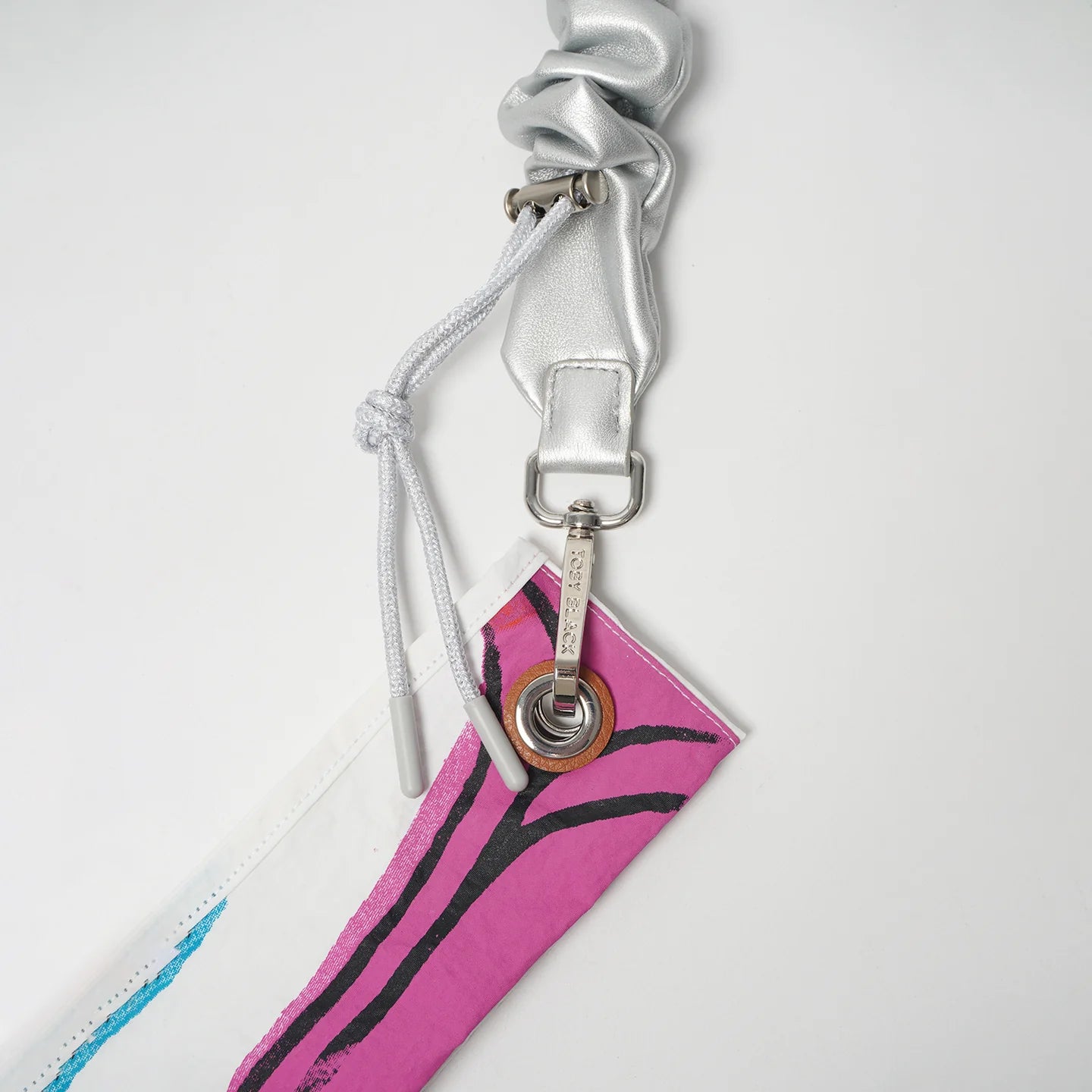 25910 Silverr Flex Leather Bag Strap/Wrist Strap