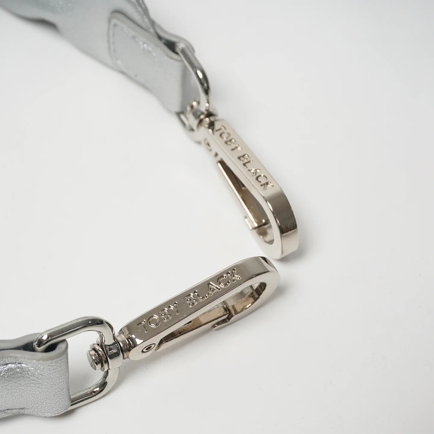 25910 Silverr Flex Leather Bag Strap/Wrist Strap