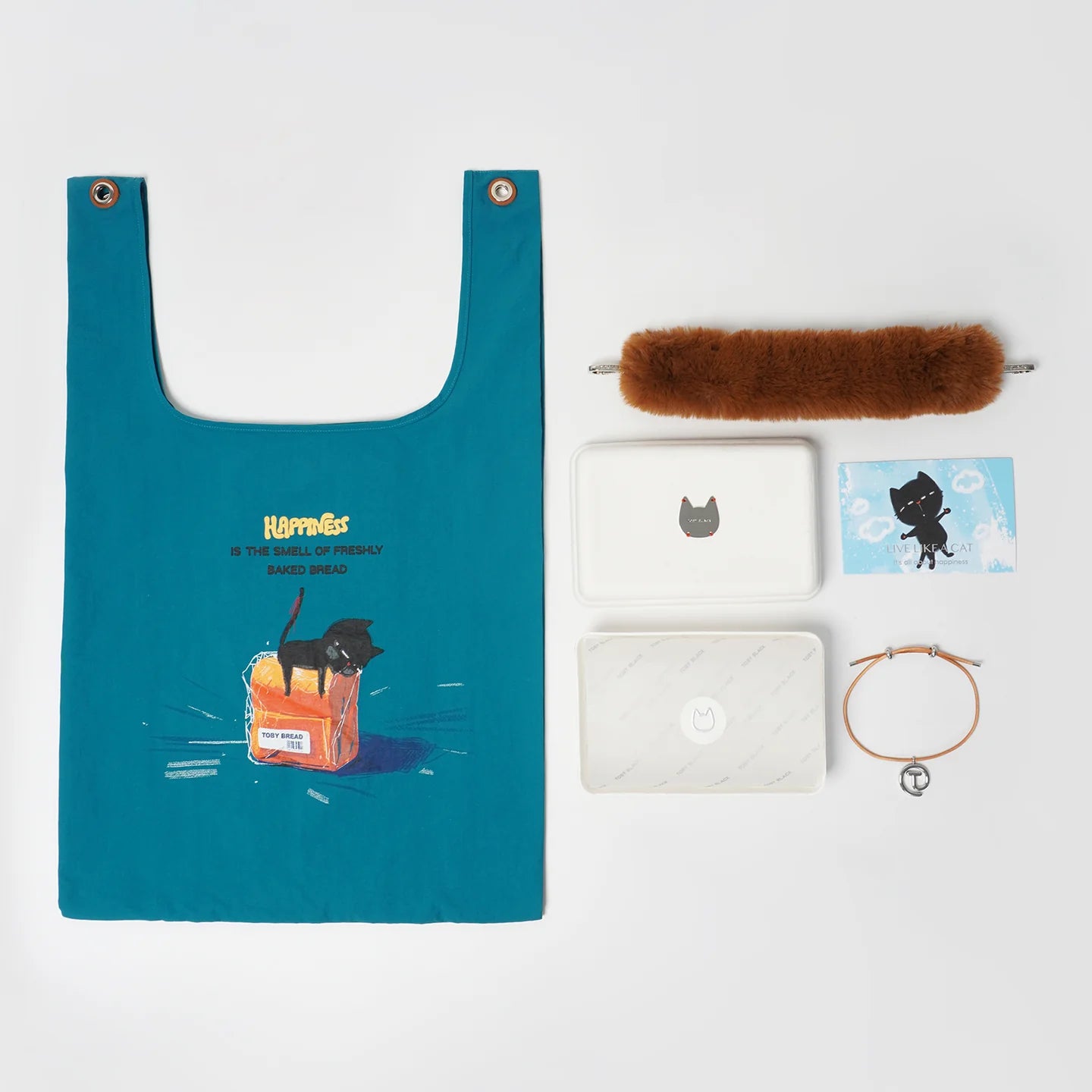 25643 Happy Cat Toby bag with detachable