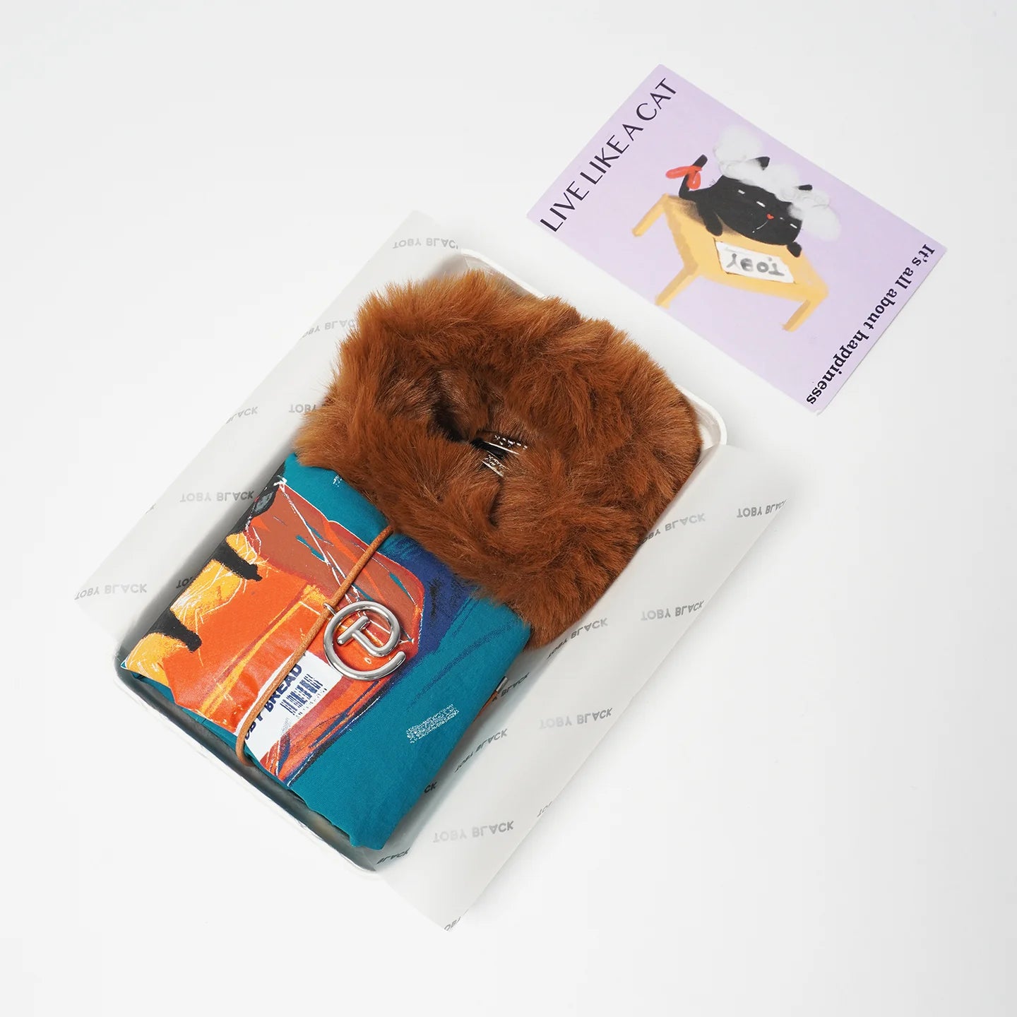 25643 Happy Cat Toby bag with detachable