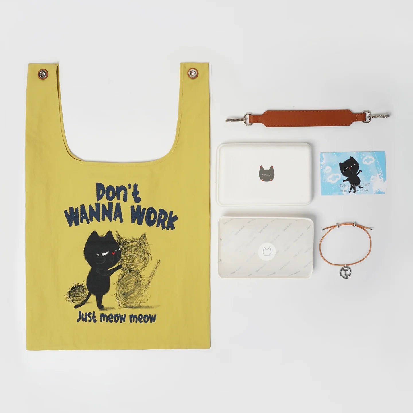 25646 Don't Wanna Work toby bag with detachable