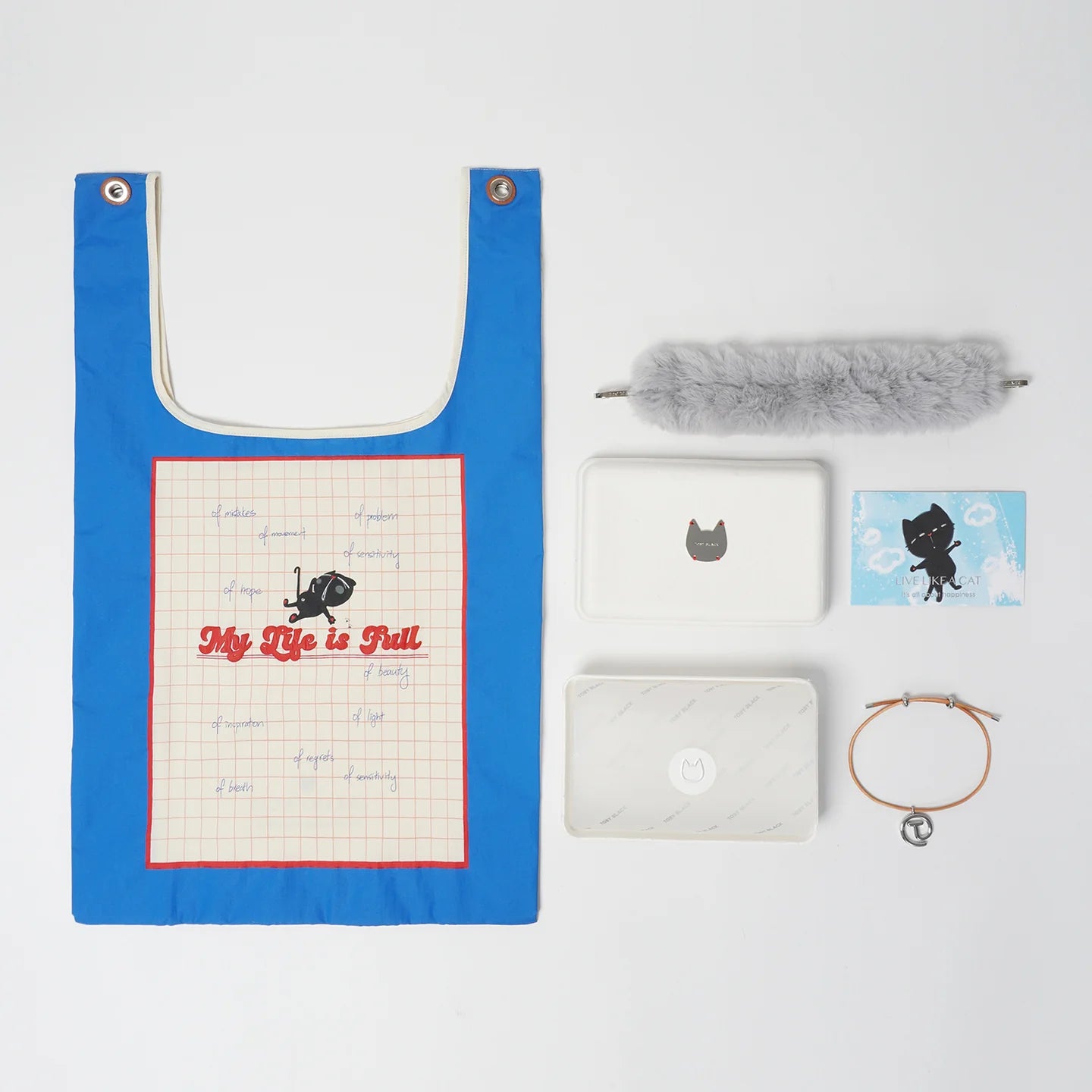 25649 My Life is Full toby bag with detachable