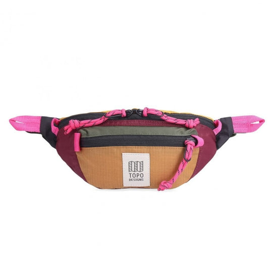 Mountain Waist Pack (Burgundy/Dark Khaki)