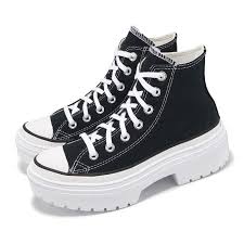 CTAS LUGGED HEEL HI BLACK/WHITE/EGRET
