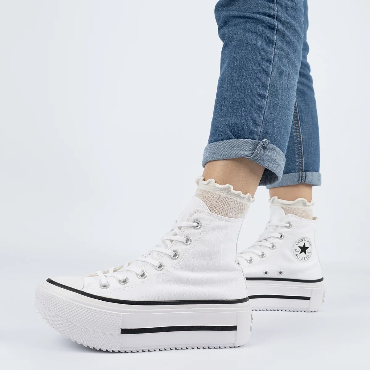 CTAS LIFT DOUBLE STACK HI WHITE/BLACK