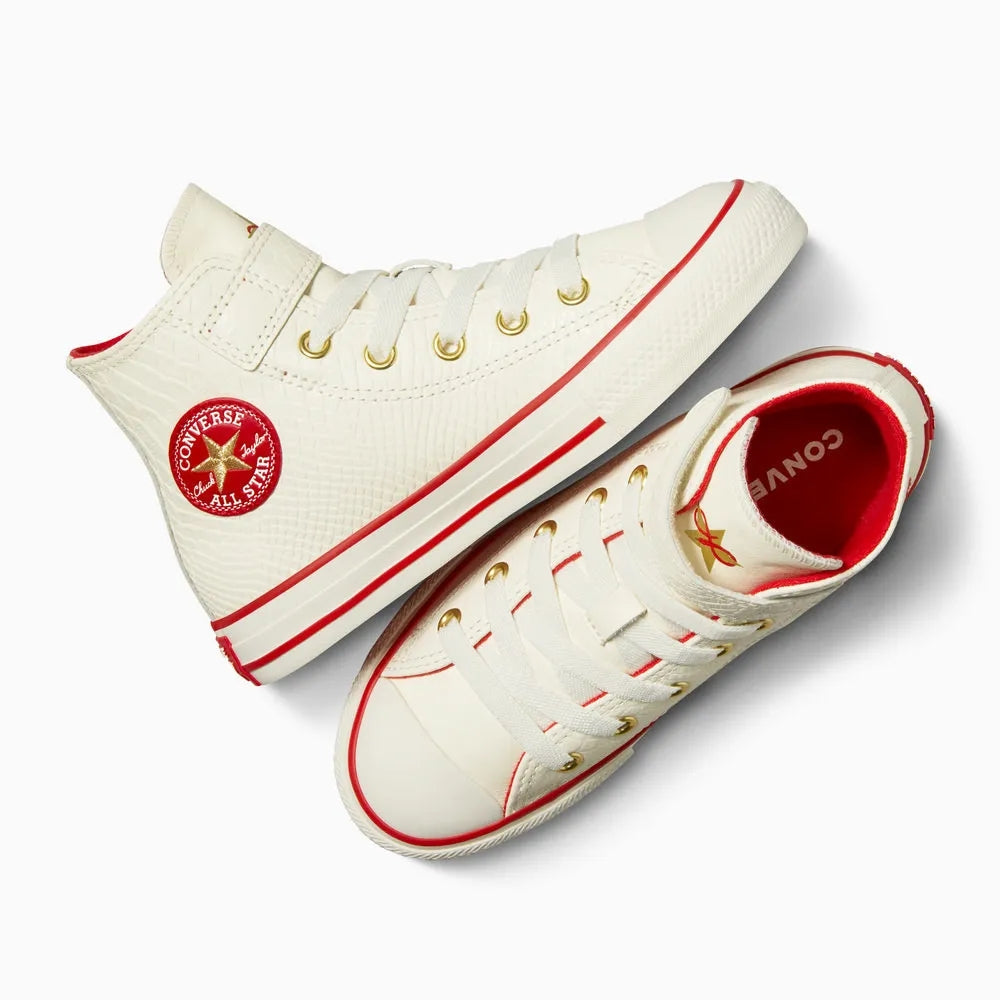 CTAS 1V HI EGRET/ENAMEL RED/LIGHT GOLD