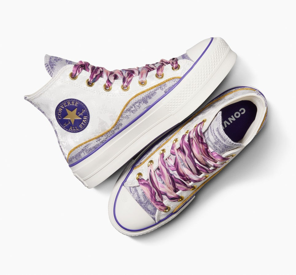 CTAS LIFT HI VINTAGE WHITE/COURT PURPLE