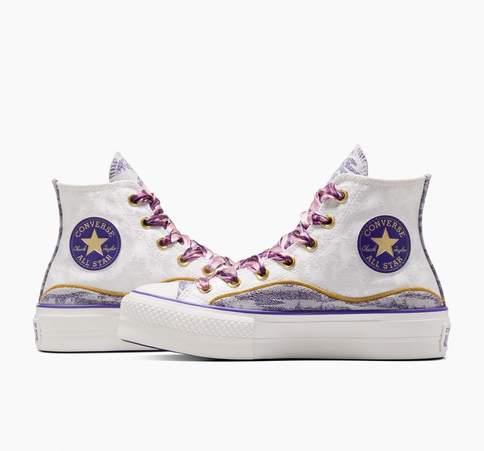 CTAS LIFT HI VINTAGE WHITE/COURT PURPLE