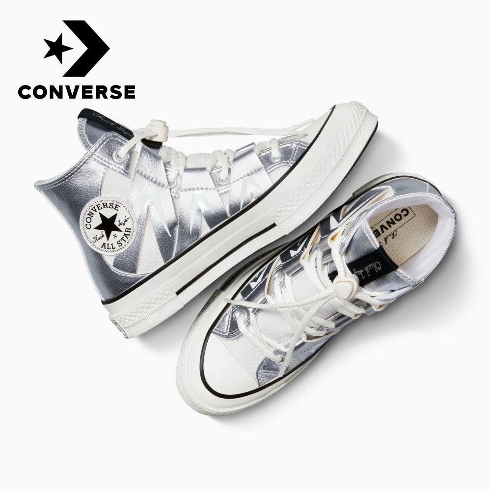 CHUCK 70 HI DULL SILVER/EGRET/BLACK