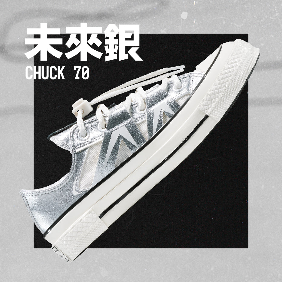 CHUCK 70 OX DULL SILVER/EGRET/BLACK