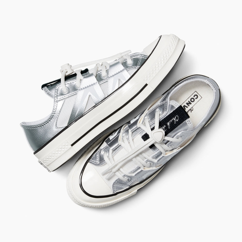 CHUCK 70 OX DULL SILVER/EGRET/BLACK