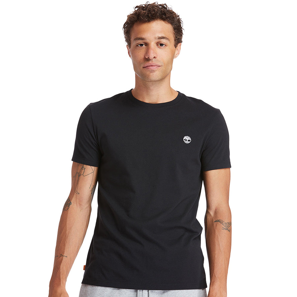 AF SS Dun-River Crew T BLACK,FQ
