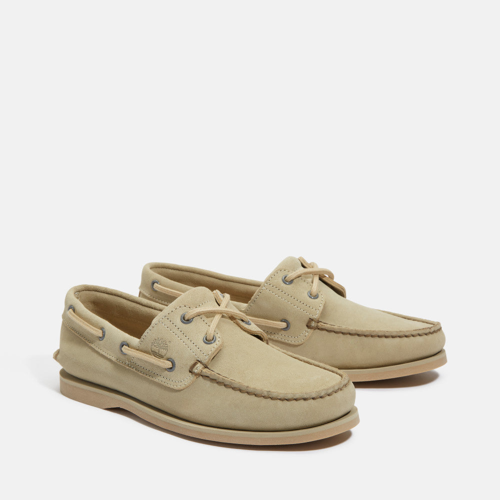 CLASSIC BOAT BOAT SHOE LT GREE,FQ